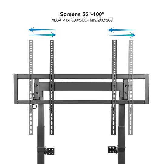 Suporte de fixação de chão e parede para TV LCD LED ecrã plano de 55