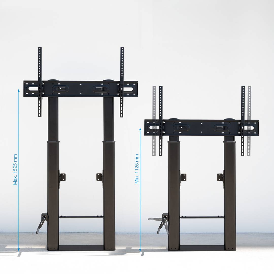 Boden- und Wandbefestigungshalterung für 55-100 Zoll LCD-LED-Flachbildfernseher, höhenverstellbar