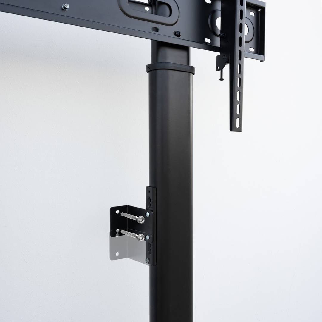 Boden- und Wandbefestigungshalterung für 55-100 Zoll LCD-LED-Flachbildfernseher, höhenverstellbar