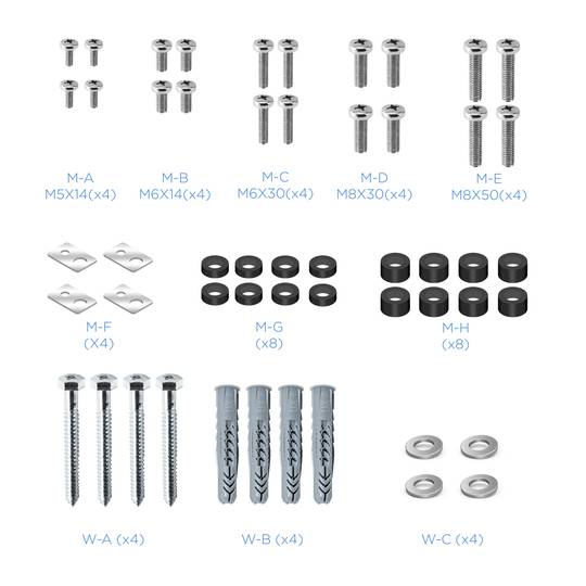 Boden- und Wandbefestigungshalterung für 55-100 Zoll LCD-LED-Flachbildfernseher, höhenverstellbar