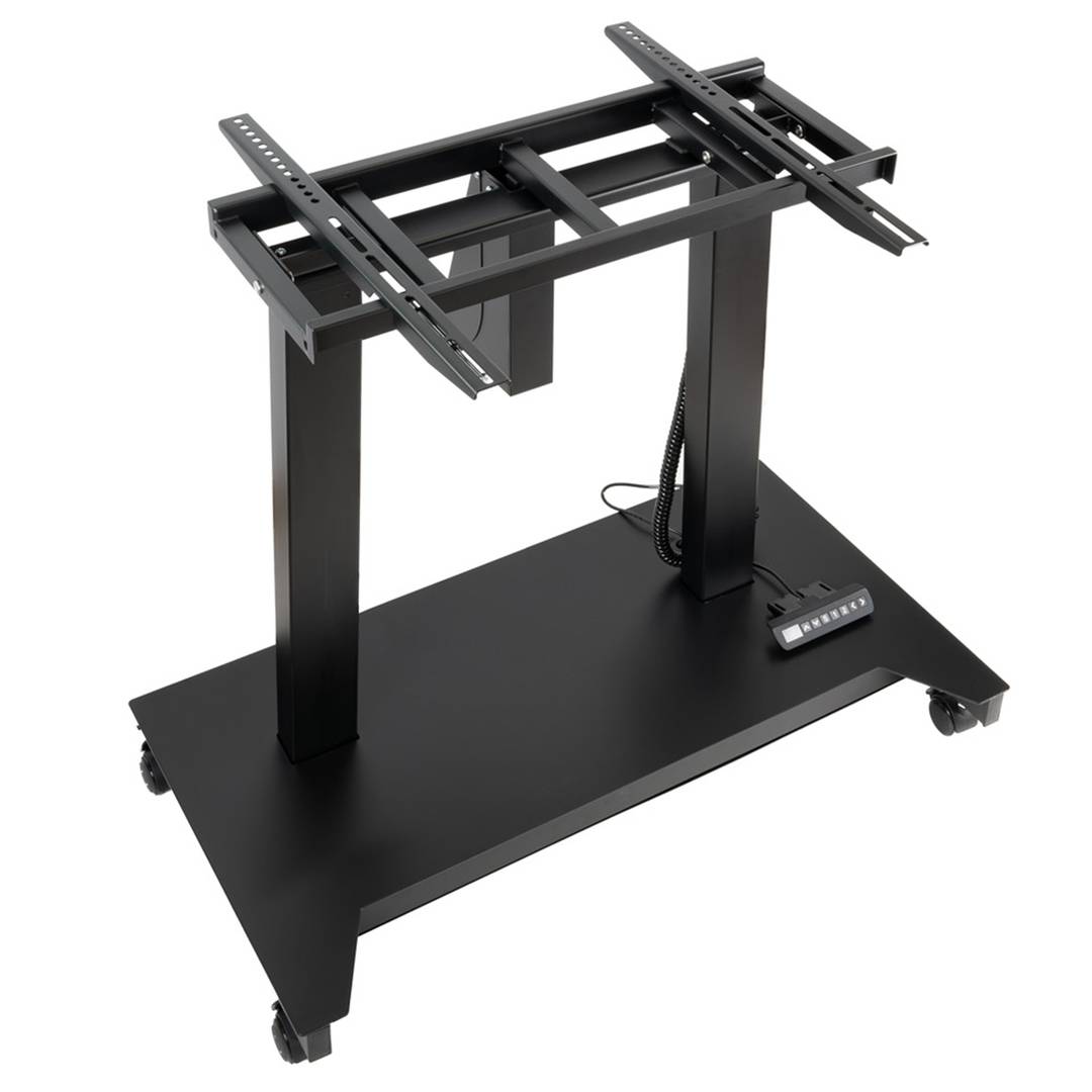 Suporte de chão com rodas para TV LCD LED de ecrã plano de 52