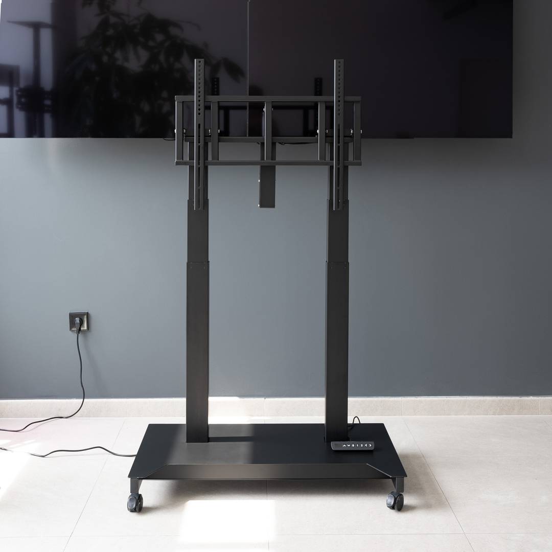 Suporte de chão com rodas para TV LCD LED de ecrã plano de 52