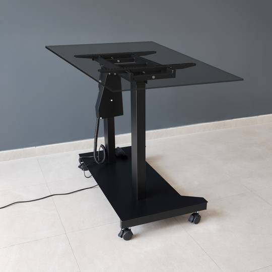 Suporte de chão com rodas para TV LCD LED de ecrã plano de 52