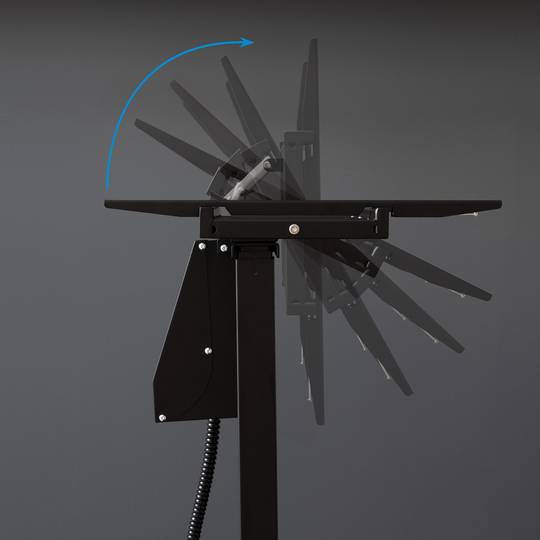 Suporte de chão com rodas para TV LCD LED de ecrã plano de 52