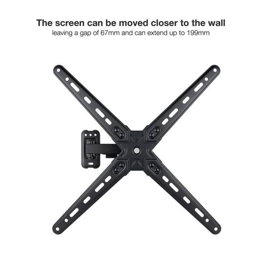 Uchwyt ścienny do telewizora LCD o przekątnej ekranu 13