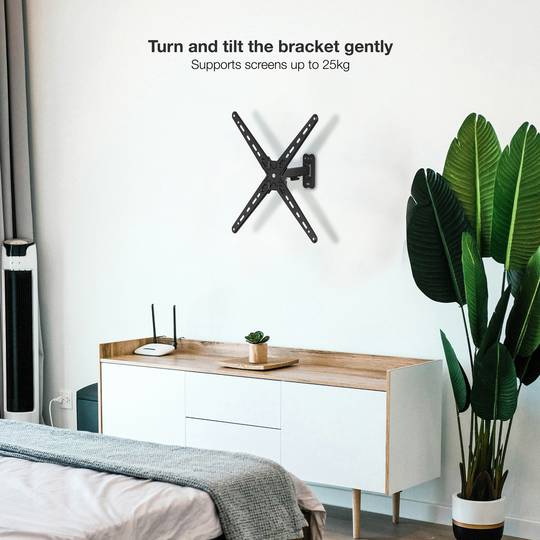 Uchwyt ścienny do telewizora LCD o przekątnej ekranu 13