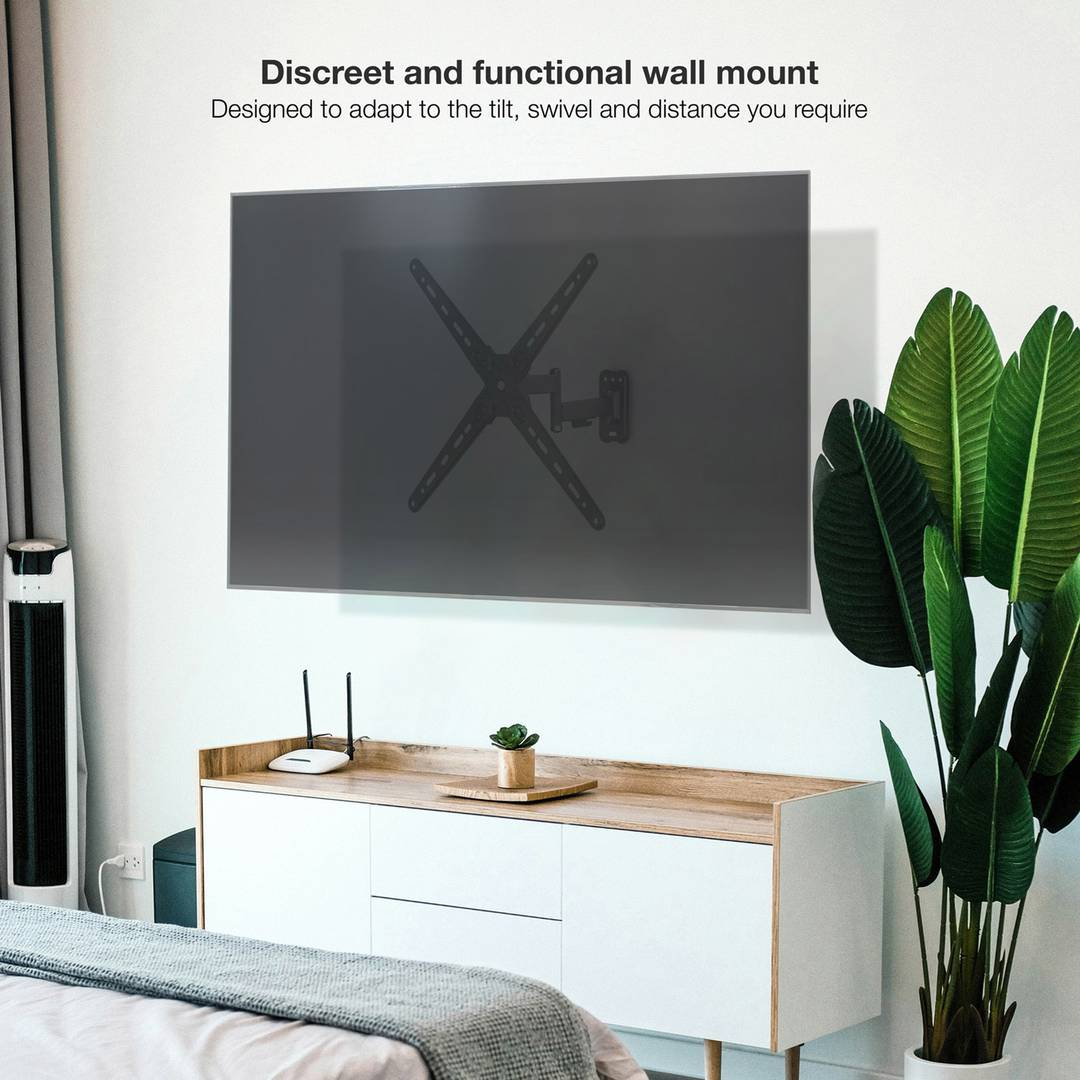 Support mural pour écran LCD pour téléviseur articulé de 13