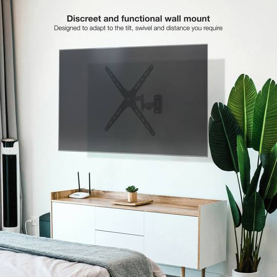 Support mural pour écran LCD pour téléviseur articulé de 13