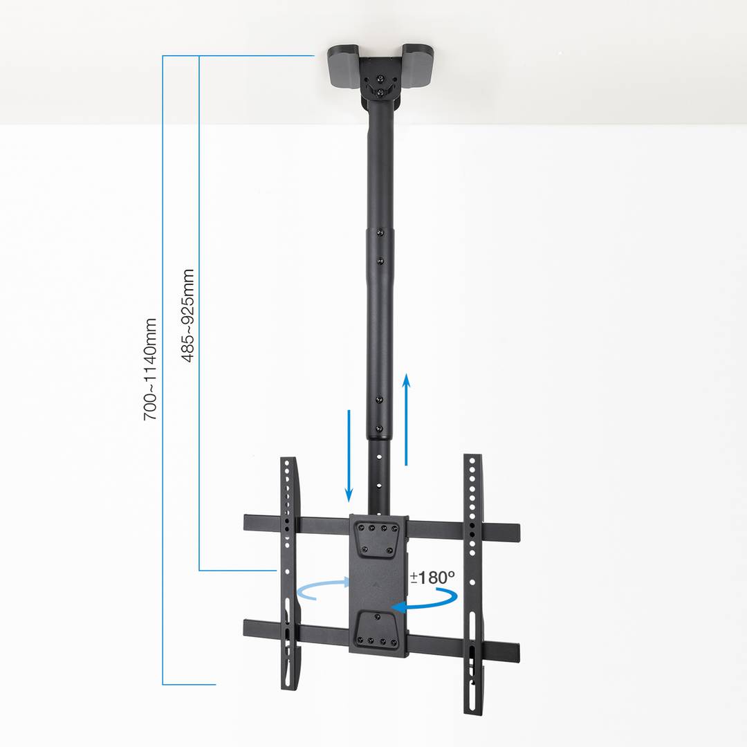 Suporte de tecto para ecrã plano de 32