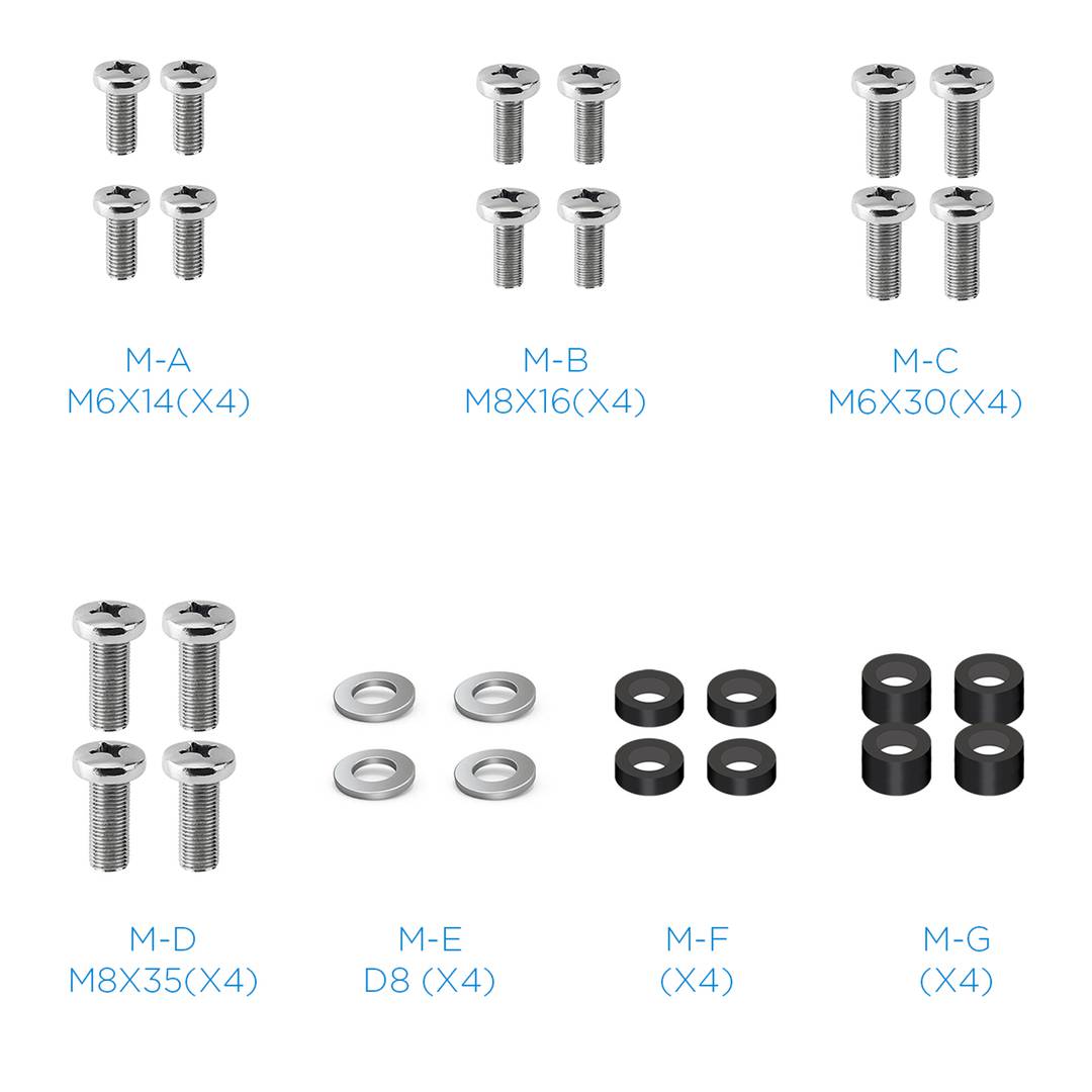 Suporte de tecto para ecrã plano de 32