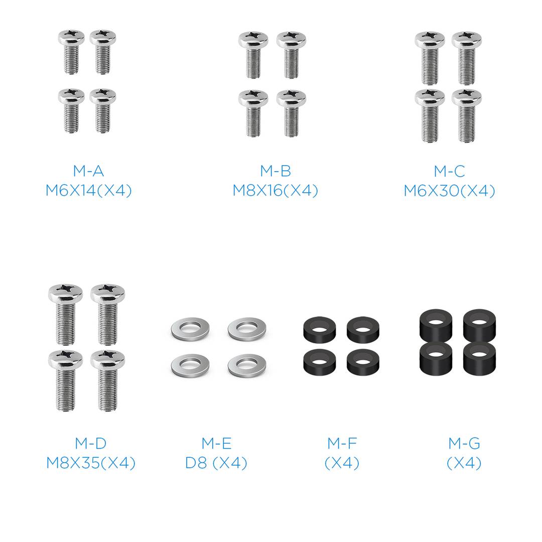 Plafondbeugel voor flatscreen van 43
