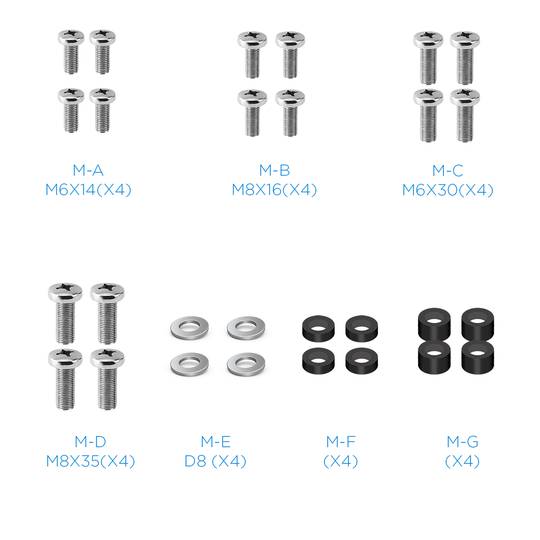 Plafondbeugel voor flatscreen van 43
