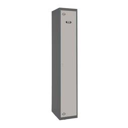 Szafa metalowa 1-modułowa z 1 komorą 1800 x 300 x 500 mm firmy RackMatic kolor antracytowo-szary