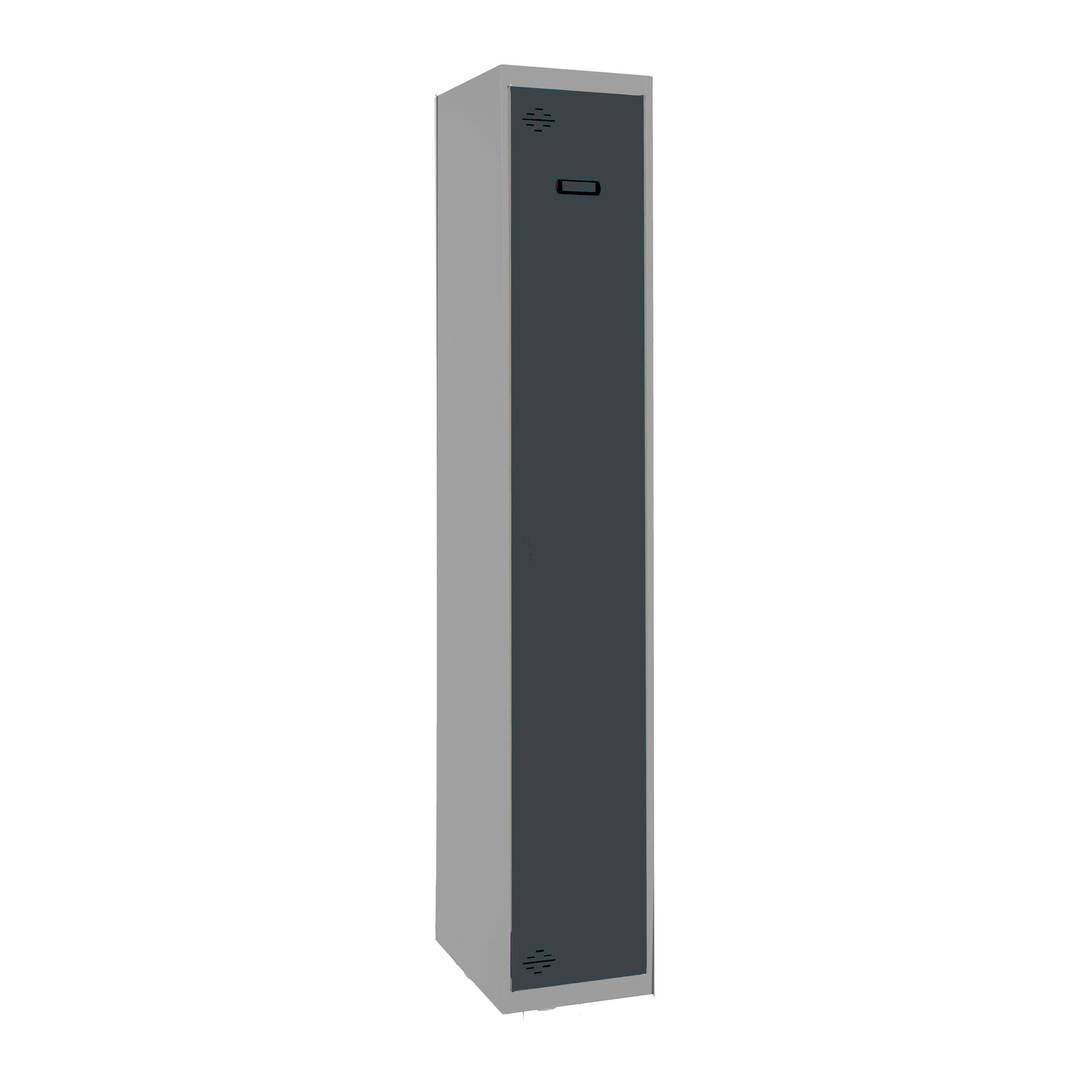 Metalen opbergkast met 1 module en 1 vak 1800 x 300 x 500 mm van RackMatic in grijze en antraciet kleur