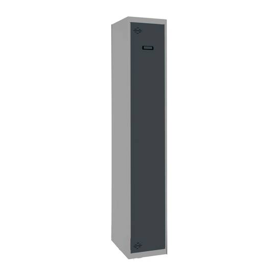 Metalen opbergkast met 1 module en 1 vak 1800 x 300 x 500 mm van RackMatic in grijze en antraciet kleur