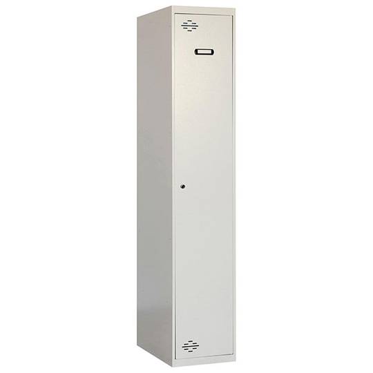Armário de armazenamento de metal com 1 módulo e 1 compartimento 1800 x 300 x 500 mm da RackMatic na cor cinza e cinza