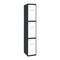 1-module metal locker with 3 compartments 1800 x 300 x 500 mm by Simonrack anthracite and white color