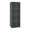 Metal storage locker with 2 modules and 4 compartments 1800 x 600 x 500 mm by Simonrack anthracite and anthracite color