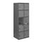 Taquilla consigna de metal de 2 módulos de 5 compartimentos 1800 x 600 x 500 mm Simonlocker Simonrack color antracita y gris