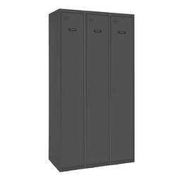 Armário de armazenamento de metal com 3 módulos de 1 compartimentos 1800 x 900 x 500 mm por RackMatic antracite e cor antracite