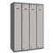 Armadietto portaoggetti in metallo con 4 moduli da 1 scomparto 1800 x 1200 x 500 mm di RackMatic colore antracite e grigio
