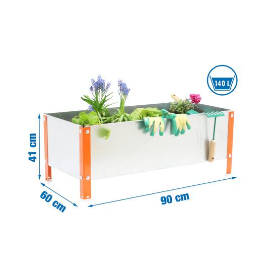 Simonrack Urban Garden 410x900x600 mm orange and galvanized 140 liters