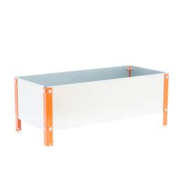PrimeMatik Urban Garden 410x1200x600 mm orange und verzinkt 200 Liter