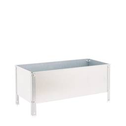 PrimeMatik Urban Garden von 410x1200x1200 mm aus verzinkter und verzinkter Farbe von 400 Litern