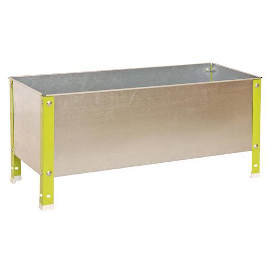 PrimeMatik Urban Garden 410x1200x1200 mm groen en gegalvaniseerd 400 liter