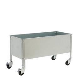 Urban Garden PrimeMatik Rad von 485 x 1200 x 1200 mm in verzinkter und verzinkter Farbe von 70 Litern mit Rädern