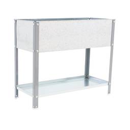 Urban Garden PrimeMatik Top 850x900x600 mm cinza e galvanizado com capacidade de 140 litros