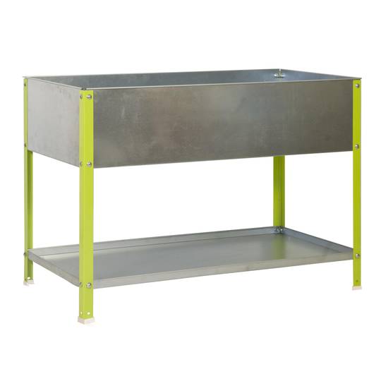 Urban Garden PrimeMatik Top 850x900x600 mm verde e galvanizado com capacidade para 140 litros