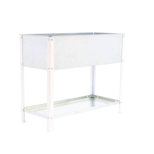 Hort Urbà Simonrack Top de 850x900x400 mm de color blanc i galvanitzat amb capacitat de 100 Litres