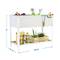Hort Urbà Simonrack Top de 850x900x400 mm de color blanc i galvanitzat amb capacitat de 100 Litres