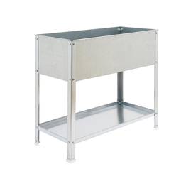 PrimeMatik Top Urban Garden von 850 x 900 x 400 mm in verzinkter und verzinkter Farbe mit einem Fassungsvermögen von 100 Litern