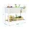 Hort Urbà Simonrack Top de 850x1200x600 mm de color blanc i galvanitzat amb capacitat de 200 Litres
