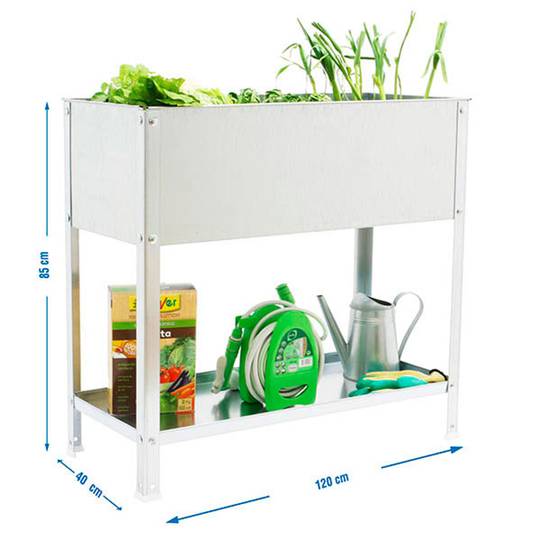 Hort Urbà Simonrack Top de 850x1200x400 mm de color galvanitzat i galvanitzat amb capacitat de 150 Litres