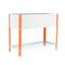 Urban Garden PrimeMatik Top 850x1200x400 mm laranja e galvanizado com capacidade para 150 litros