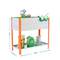 Urban Garden PrimeMatik Top 850x1200x400 mm laranja e galvanizado com capacidade para 150 litros