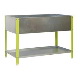 Orto Urbano PrimeMatik Top 850x1200x400 mm verde e zincato con capacità 150 litri