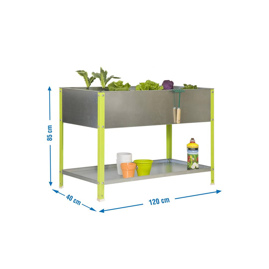 Urban Garden PrimeMatik Top 850x1200x400 mm zielony i ocynkowany o pojemności 150 litrów