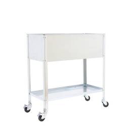 Urban Garden PrimeMatik Top Roda de 925x900x600 mm na cor galvanizada e galvanizada com capacidade de 70 litros com rodas