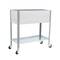 Urban Garden PrimeMatik Top Roda 925x900x400 mm cinza e galvanizado com capacidade de 70 litros com rodas