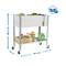Urban Garden PrimeMatik Top Roda 925x900x400 mm cinza e galvanizado com capacidade de 70 litros com rodas