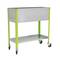 Orto Urbano PrimeMatik Top Wheel 925x900x400 mm verde e zincato con capacità 70 litri con ruote