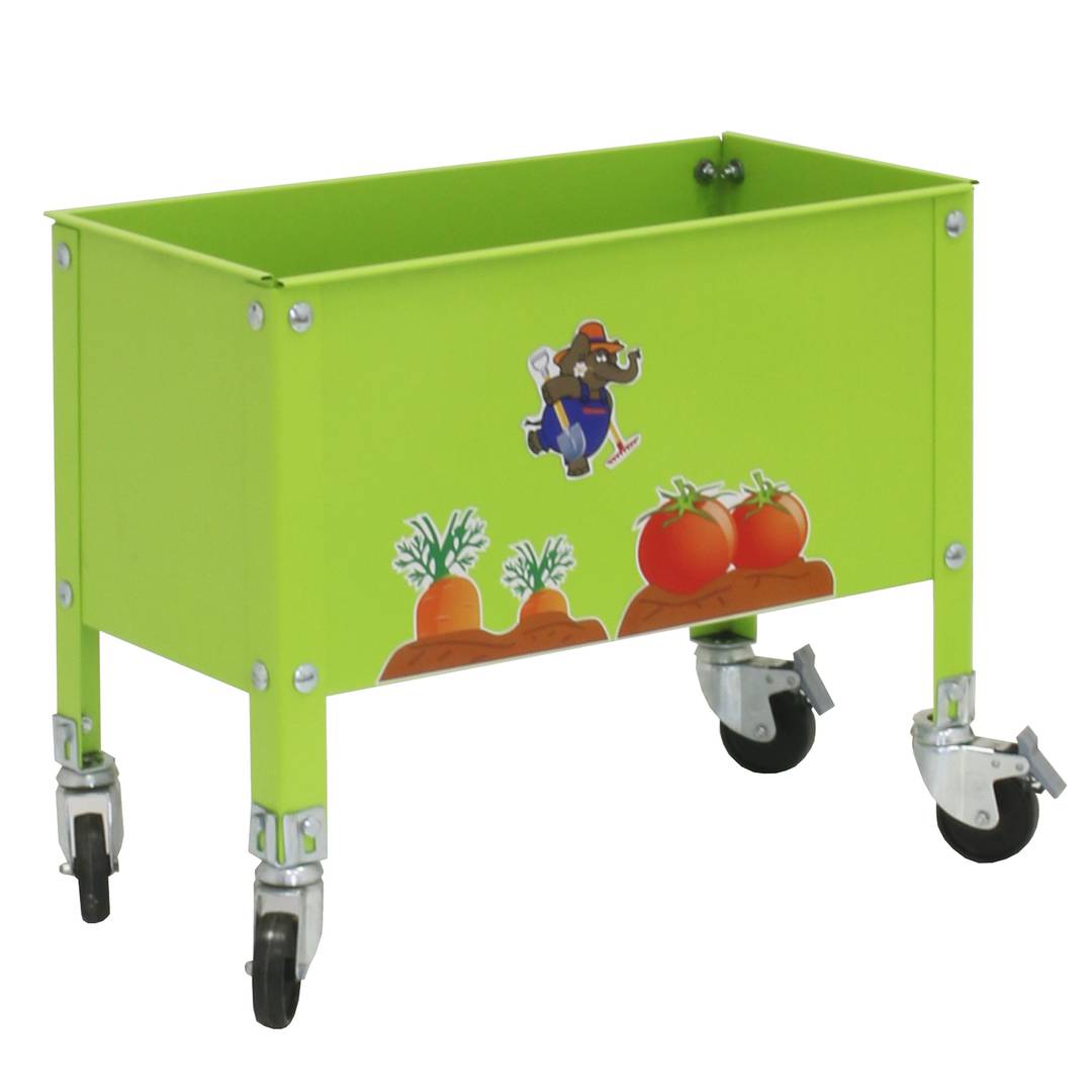 PrimeMatik Urban Garden mit den Maßen 485 x 700 x 300 mm, grüner Farbe und einem Fassungsvermögen von 60 Litern