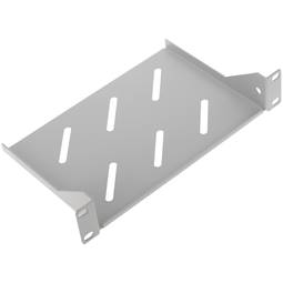 Safata fixa frontal rack 10" TENRack 1U F150 blanc