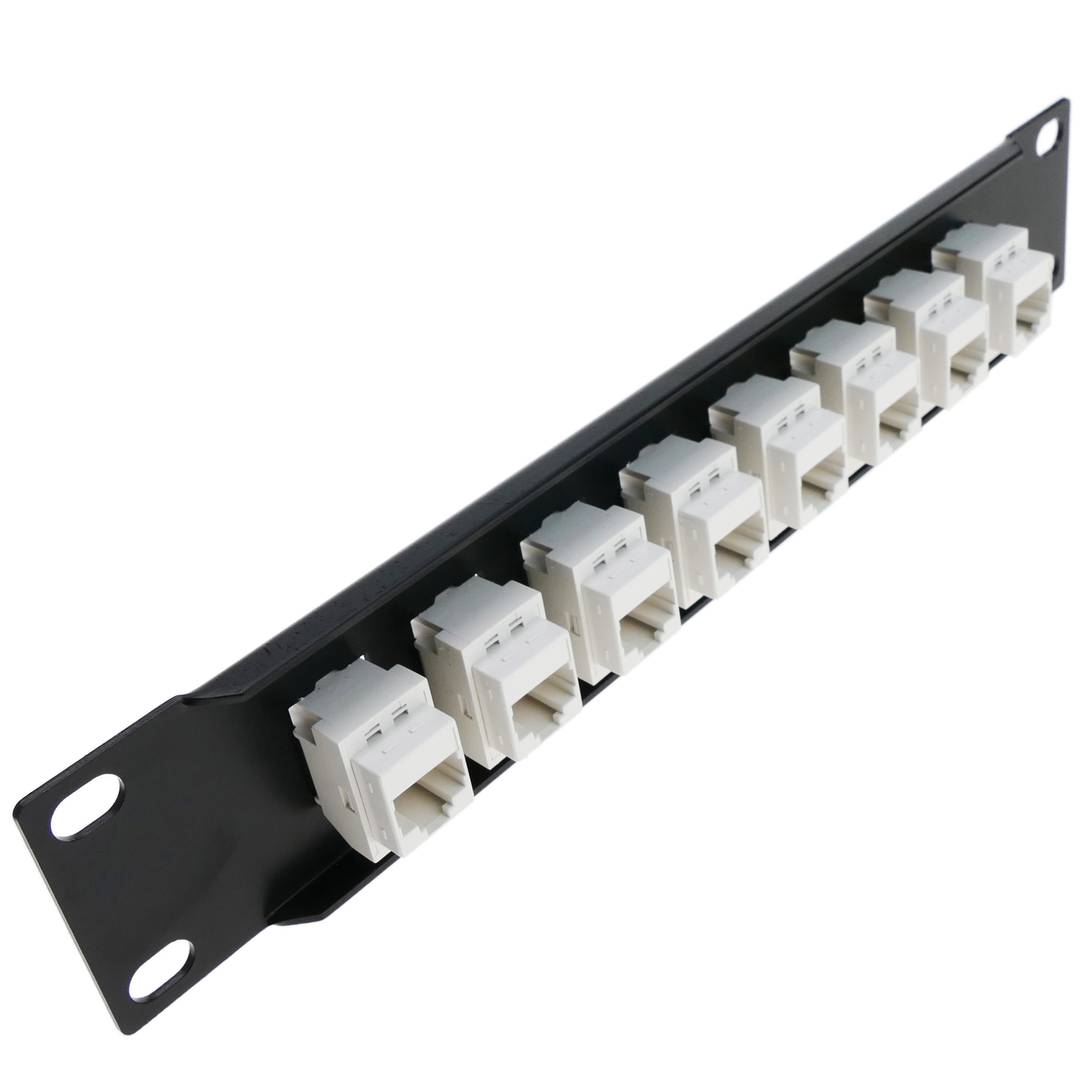 8 port keystone patch panel