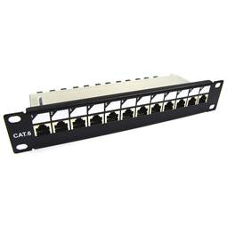 TENRack RackMatic Patch Panel 10" à 12 ports RJ45 FTP Cat.6 1U