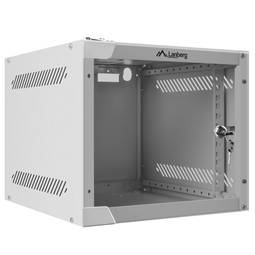 Szafa Rack Wisząca 10" 4U F310 280x310x247mm mur démonté DIY Biała Lanberg